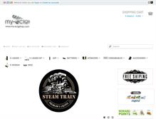 Tablet Screenshot of my-ecigshop.com